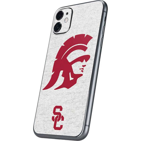 University of Southern California USC Grey Trojan Mascot iPhone 11 Skin
