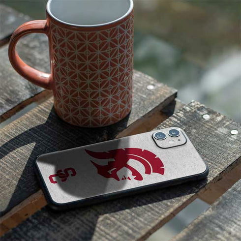 University of Southern California USC Grey Trojan Mascot iPhone 11 Skin