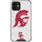 University of Southern California USC Grey Trojan Mascot iPhone 12 Clear Case
