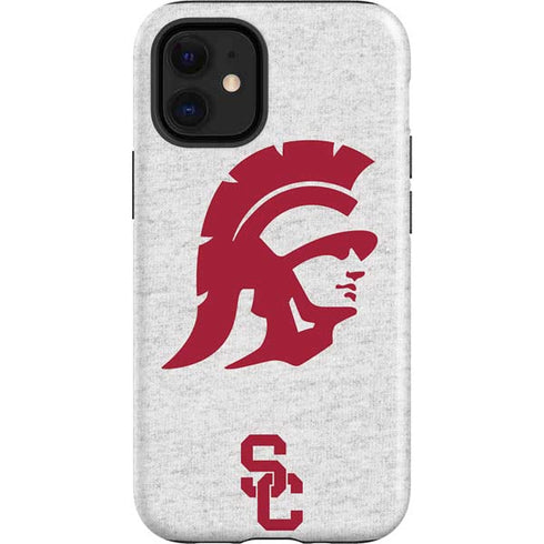 University of Southern California USC Grey Trojan Mascot iPhone 12 Mini Impact Case