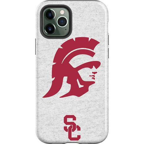 University of Southern California USC Grey Trojan Mascot iPhone 12 Pro Impact Case