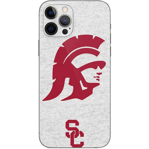 University of Southern California USC Grey Trojan Mascot iPhone 12 Pro Skin