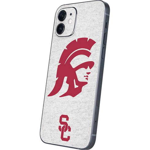 University of Southern California USC Grey Trojan Mascot iPhone 12 Skin