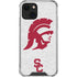 University of Southern California USC Grey Trojan Mascot iPhone 13 Clear Case
