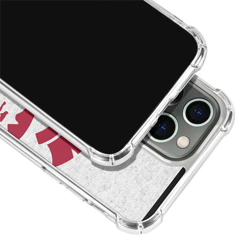 University of Southern California USC Grey Trojan Mascot iPhone 13 Pro Max Clear Case