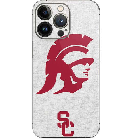 University of Southern California USC Grey Trojan Mascot iPhone 13 Pro Skin