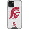 University of Southern California USC Grey Trojan Mascot iPhone 14 Plus Clear Case