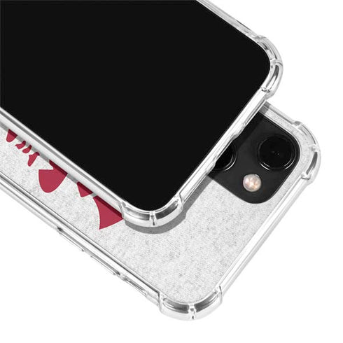 University of Southern California USC Grey Trojan Mascot iPhone 14 Plus Clear Case