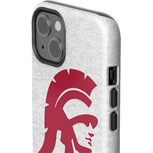 University of Southern California USC Grey Trojan Mascot iPhone 15 Impact Case