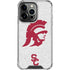 University of Southern California USC Grey Trojan Mascot iPhone 14 Pro Clear Case