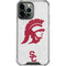 University of Southern California USC Grey Trojan Mascot iPhone 15 Pro Max Clear Case