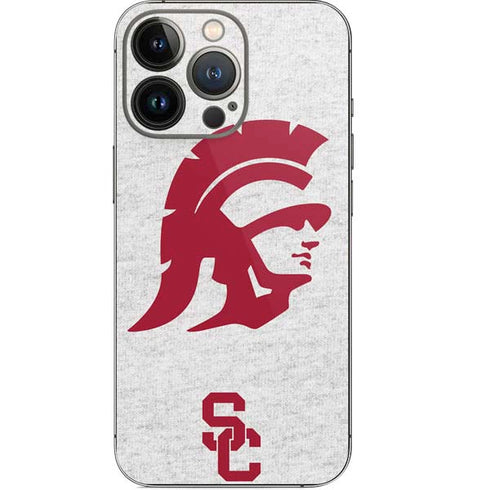 University of Southern California USC Grey Trojan Mascot iPhone 14 Pro Skin