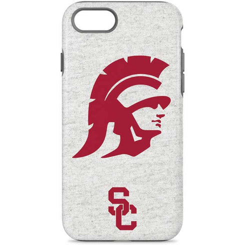 University of Southern California USC Grey Trojan Mascot iPhone 8 Pro Case