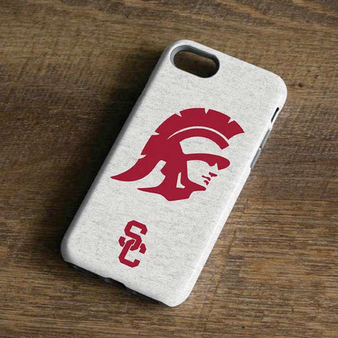 University of Southern California USC Grey Trojan Mascot iPhone 8 Pro Case