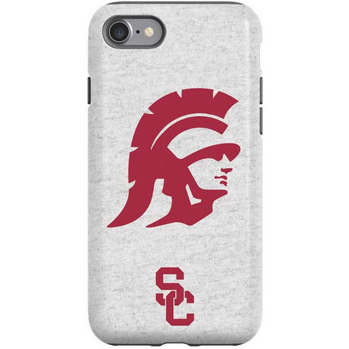University of Southern California USC Grey Trojan Mascot iPhone SE (2nd & 3rd Gen) Pro Case
