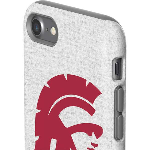 University of Southern California USC Grey Trojan Mascot iPhone SE (2nd & 3rd Gen) Pro Case