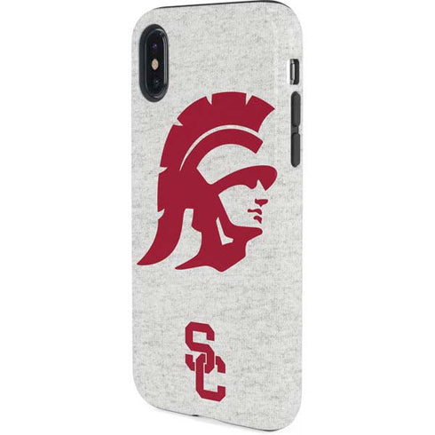University of Southern California USC Grey Trojan Mascot iPhone X Pro Case