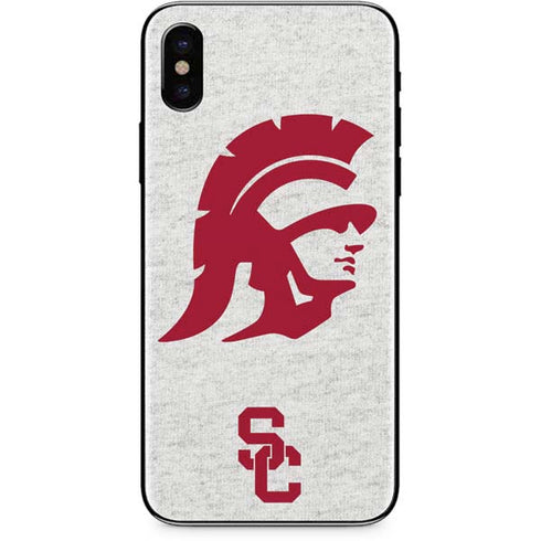University of Southern California USC Grey Trojan Mascot iPhone X Skin
