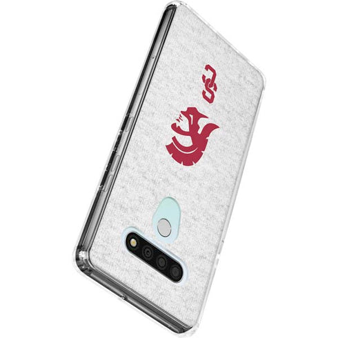 University of Southern California USC Grey Trojan Mascot LG Stylo 6 Clear Case