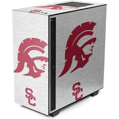University of Southern California USC Grey Trojan Mascot NZXT H510 Compact ATX Mid-Tower Case Skin