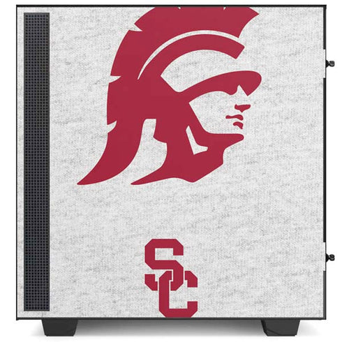 University of Southern California USC Grey Trojan Mascot NZXT H510 Compact ATX Mid-Tower Case Skin
