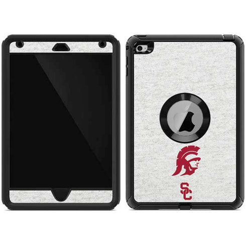 University of Southern California USC Grey Trojan Mascot Otterbox Defender iPad Skin