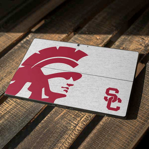 University of Southern California USC Grey Trojan Mascot Surface Pro 7 Skin