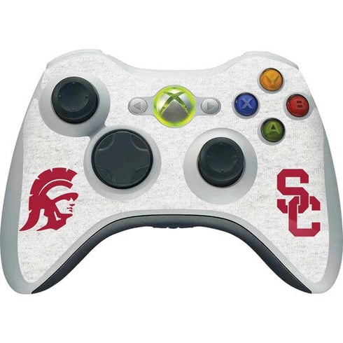 University of Southern California USC Grey Trojan Mascot Xbox 360 Wireless Controller Skin