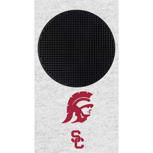 University of Southern California USC Grey Trojan Mascot Xbox Series S Console Skin