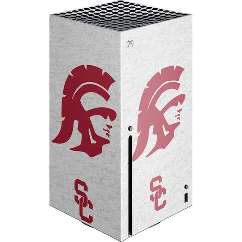 University of Southern California USC Grey Trojan Mascot Xbox Series X Console Skin