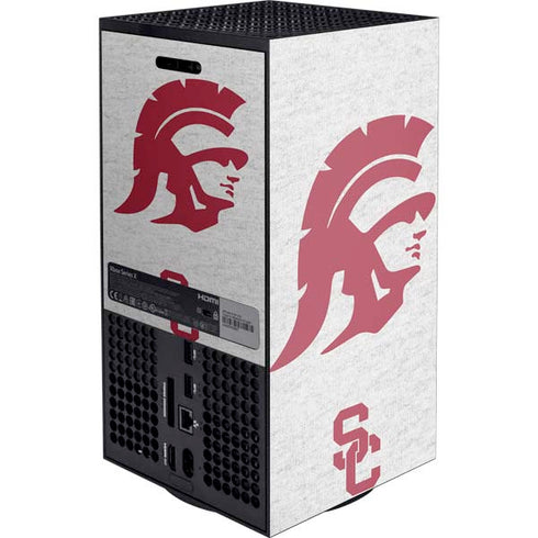 University of Southern California USC Grey Trojan Mascot Xbox Series X Console Skin