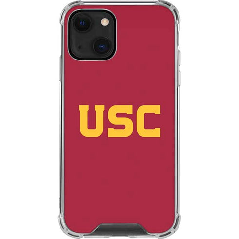 University of Southern California USC iPhone 14 Plus Clear Case