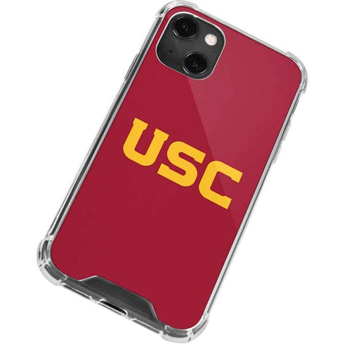 University of Southern California USC iPhone 14 Plus Clear Case