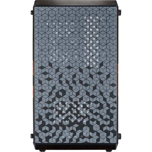 University of Southern California USC Logo Black Distressed Cooler Master MasterBox Q300L Mini Tower Skin