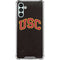 University of Southern California USC Logo Black Distressed Galaxy A13 5G Clear Case