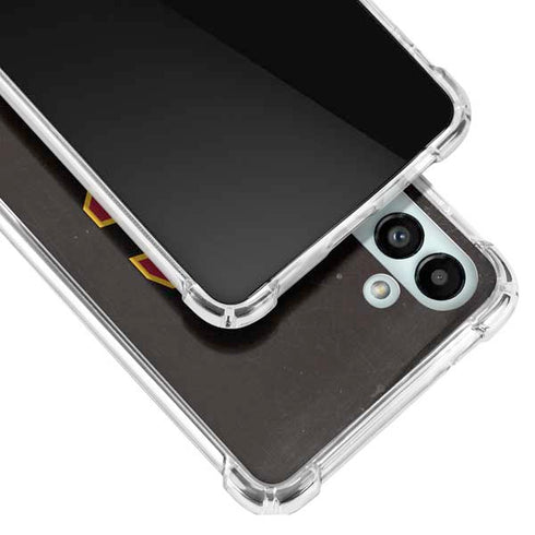 University of Southern California USC Logo Black Distressed Galaxy A13 5G Clear Case
