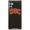 University of Southern California USC Logo Black Distressed Galaxy A15 5G Clear Case