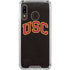 University of Southern California USC Logo Black Distressed Galaxy A30 Clear Case