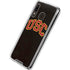 University of Southern California USC Logo Black Distressed Galaxy A30 Clear Case