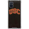 University of Southern California USC Logo Black Distressed Galaxy A71 5G Clear Case