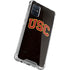 University of Southern California USC Logo Black Distressed Galaxy A71 5G Clear Case