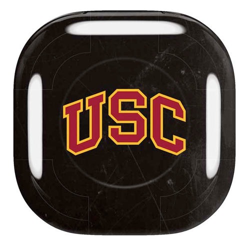 University of Southern California USC Logo Black Distressed Galaxy Buds Pro Skin