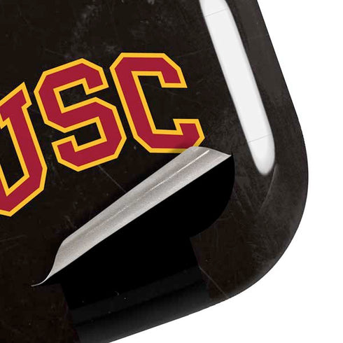 University of Southern California USC Logo Black Distressed Galaxy Buds Pro Skin