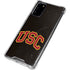 University of Southern California USC Logo Black Distressed Galaxy Note20 5G Clear Case