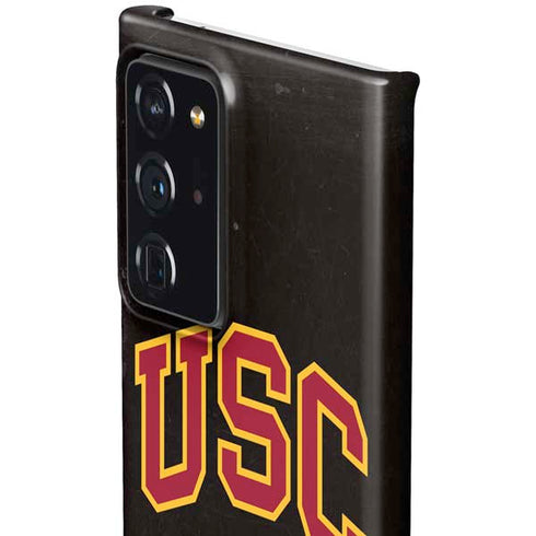 University of Southern California USC Logo Black Distressed Galaxy Note20 Ultra 5G Lite Case