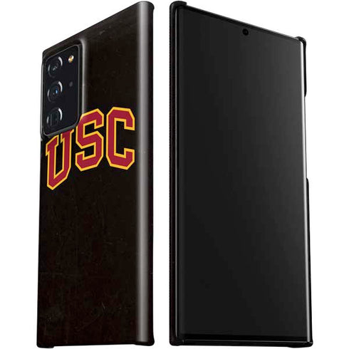 University of Southern California USC Logo Black Distressed Galaxy Note20 Ultra 5G Lite Case