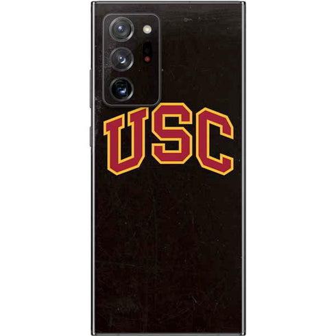 University of Southern California USC Logo Black Distressed Galaxy Note20 Ultra 5G Skin