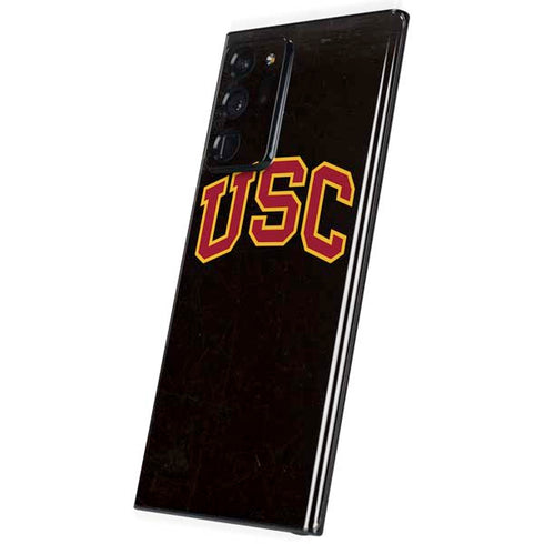 University of Southern California USC Logo Black Distressed Galaxy Note20 Ultra 5G Skin
