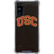 University of Southern California USC Logo Black Distressed Galaxy S20 FE Clear Case
