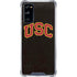 University of Southern California USC Logo Black Distressed Galaxy S20 FE Clear Case